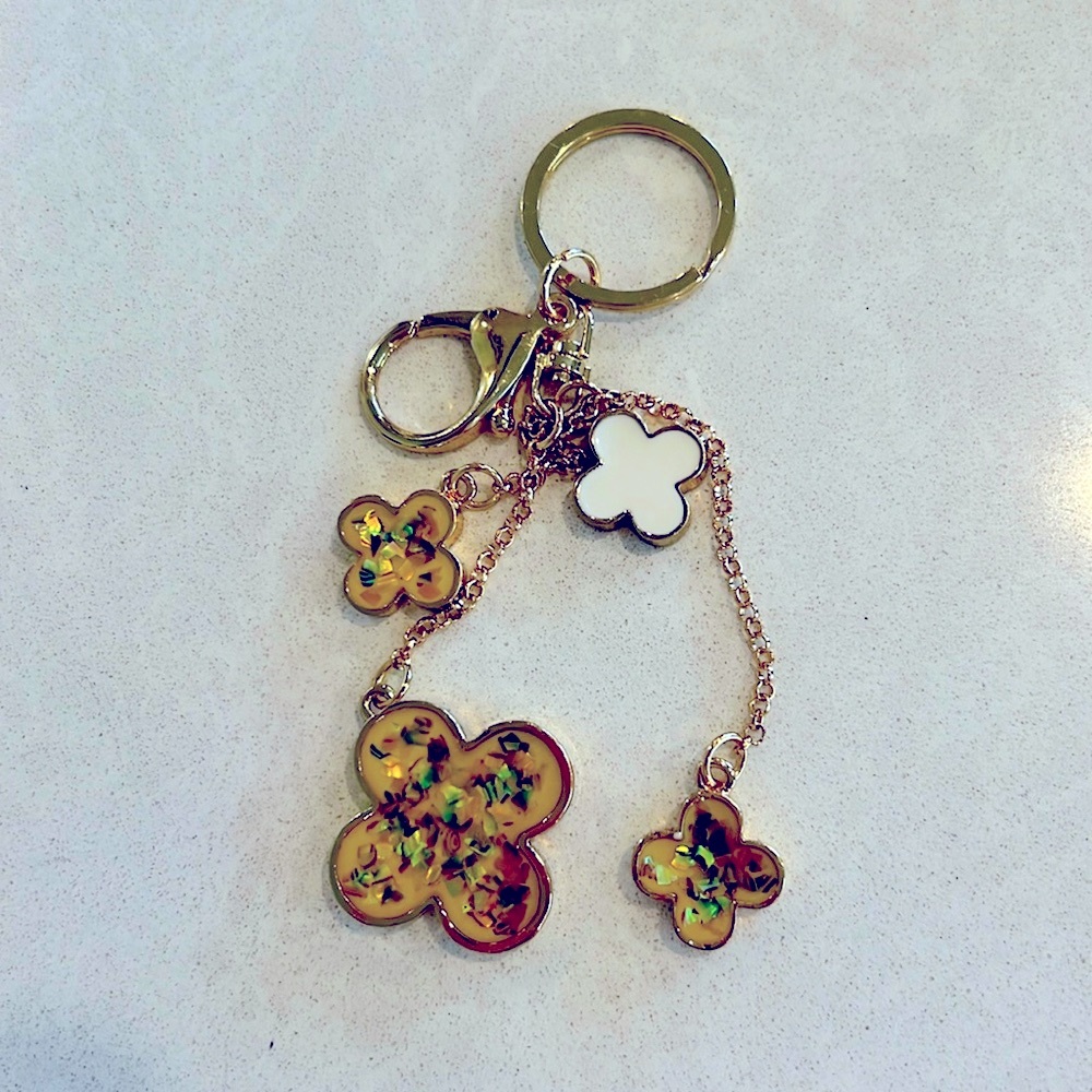 Unbranded keychain charm. New